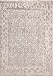 Dynamic Rugs SEVILLE 3605-109 Ivory and Soft Grey